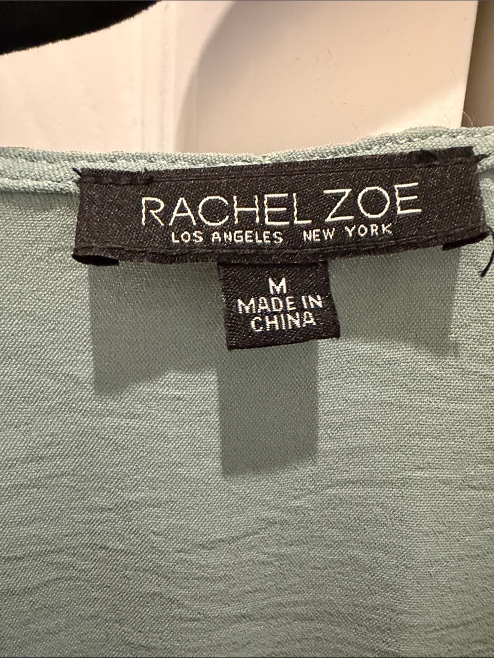 Rachel Zoe Sage Green Tiered Midi Dress - Picture 2 of 4